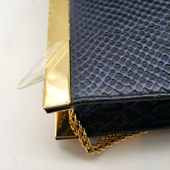 EKATRINA BAG SIZE 11x6 COLOR BLUE CONDITION NEW - Picture 9 of 11